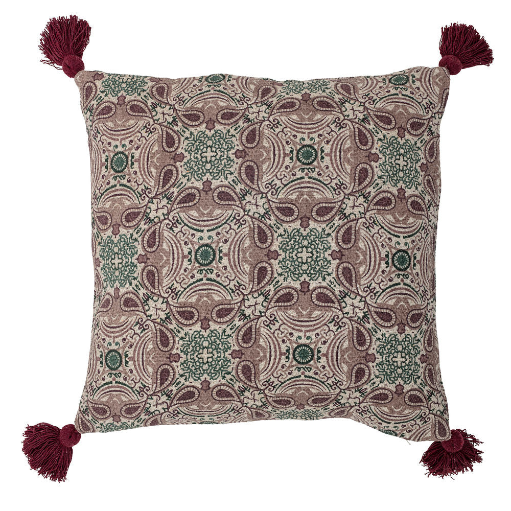 Almohada Fibi de Creative Collection, púrpura, algodón reciclado
