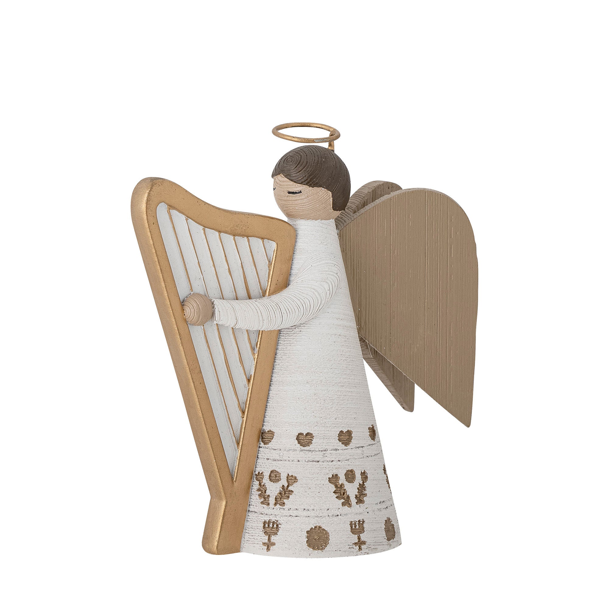 Bloomingville Abba Kandelaar, Blanco, Polyresin