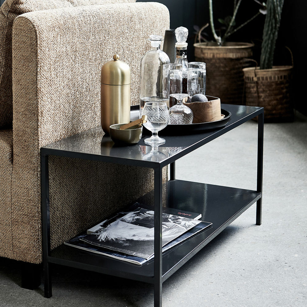 House Doctor Side table, Fari, Zwart