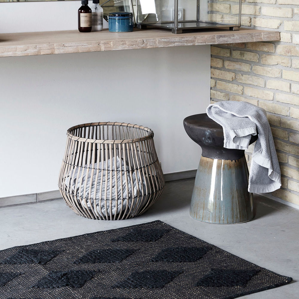 House Doctor Silla/hocker, Pablo, Verde/Marrón