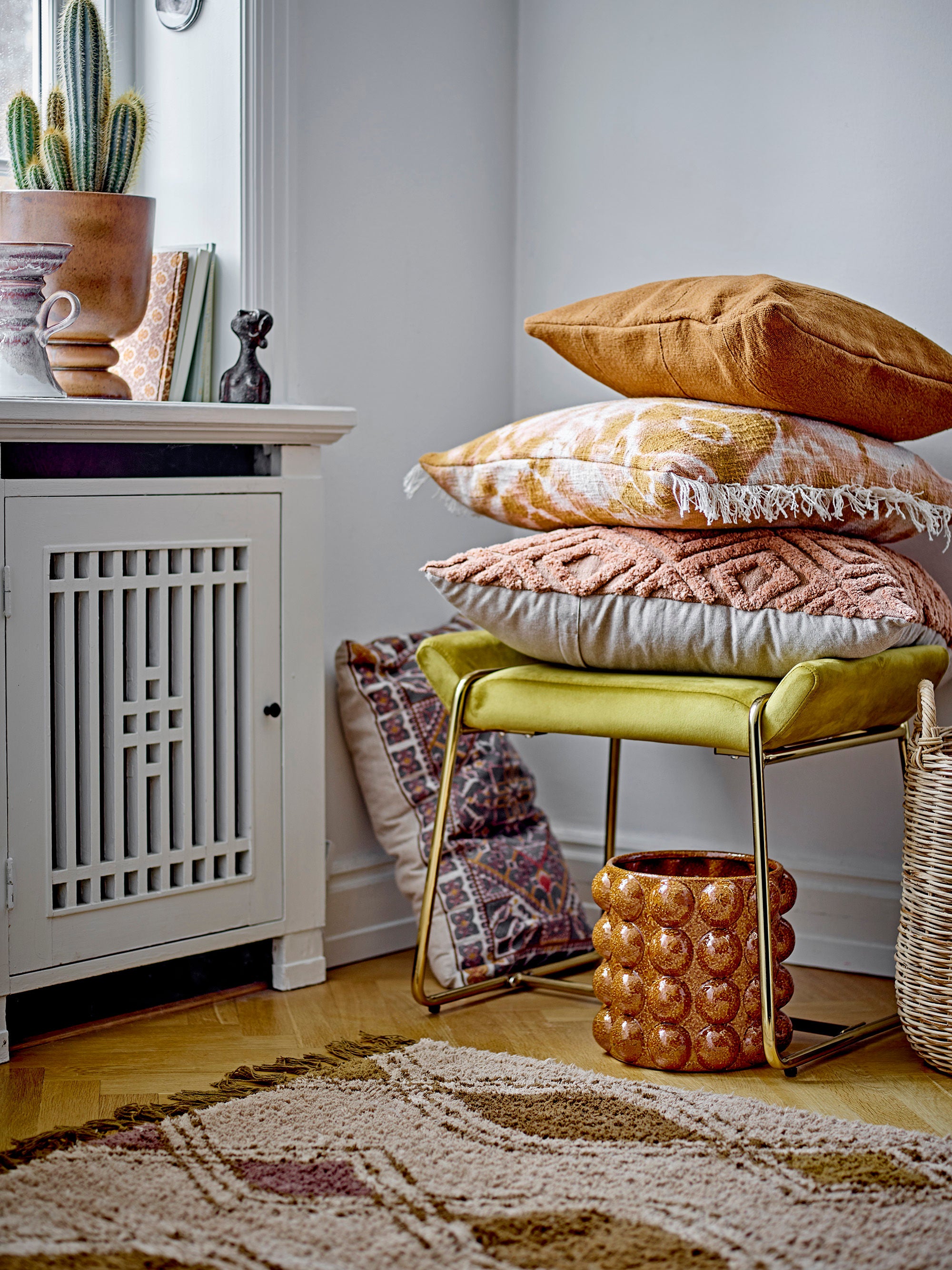 Blooming ville Deia Deco Blumentopf, Braun, Steinzeug