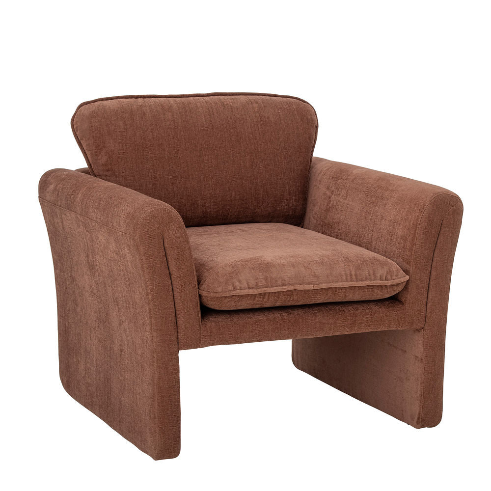 Bloomingville Paseo Stoel, Bruin, Polyester