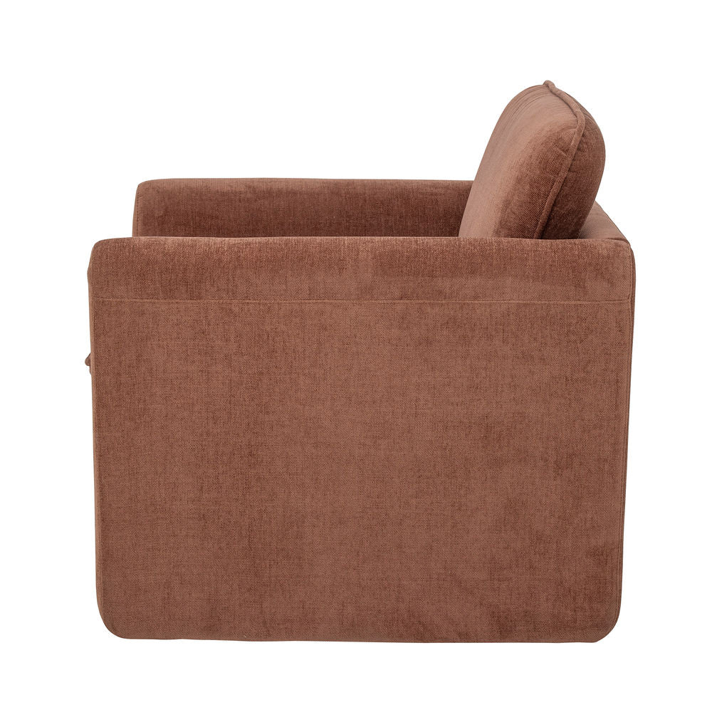 Bloomingville Paseo Stoel, Bruin, Polyester