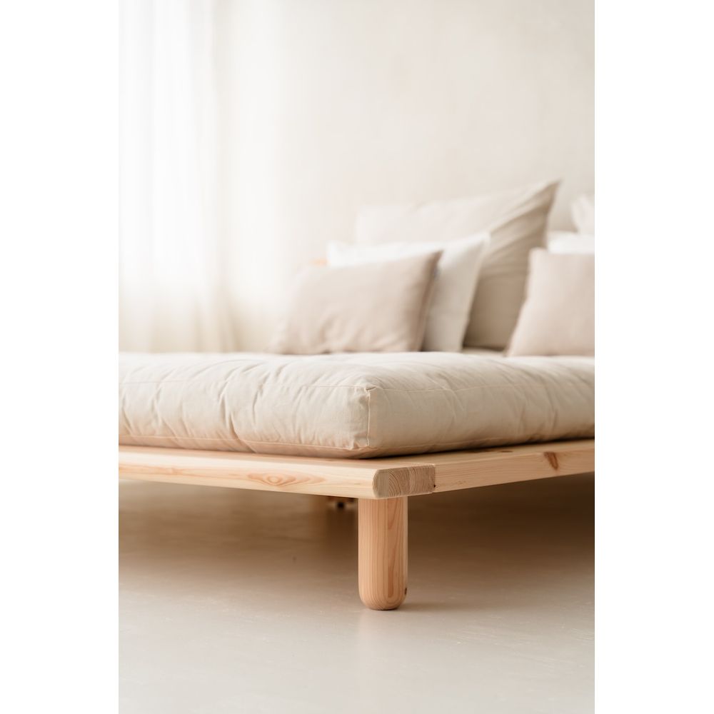 Karup Design PEEK BED CLEAR LACQUERED 180 X 200 W. 2 BED LAMPS
