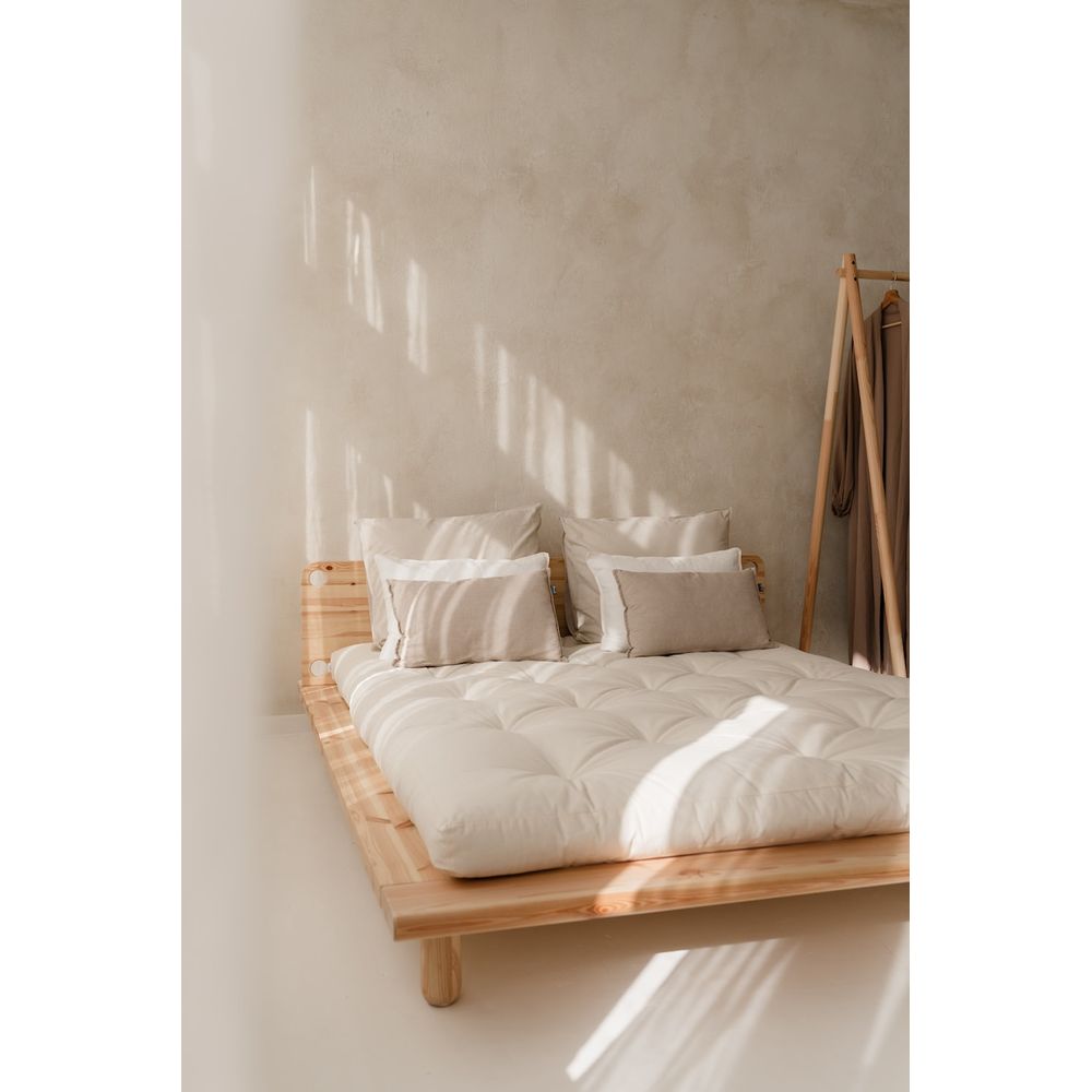 Karup Design PEEK BED CLEAR LACQUERED 180 X 200 W. 2 BED LAMPS