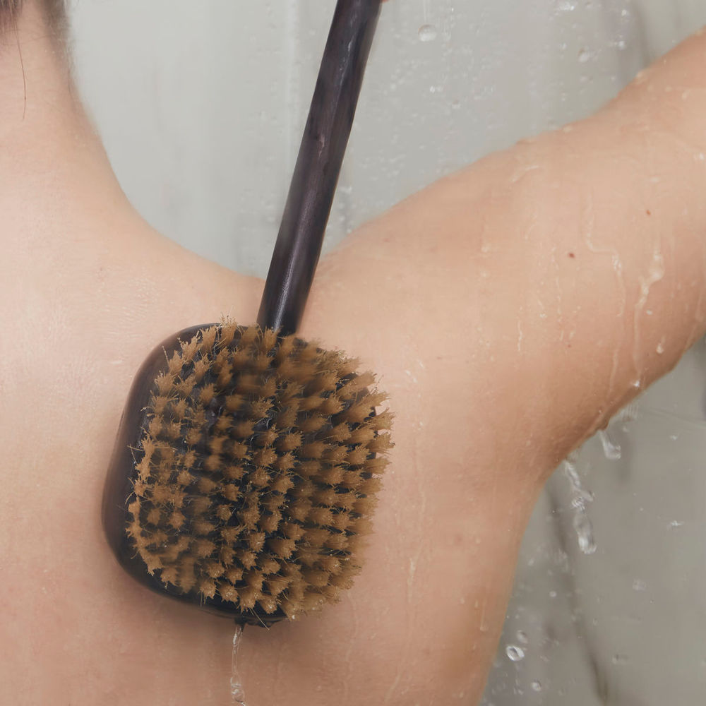 Meraki Körper bürste mit Griff, Borago, Natur