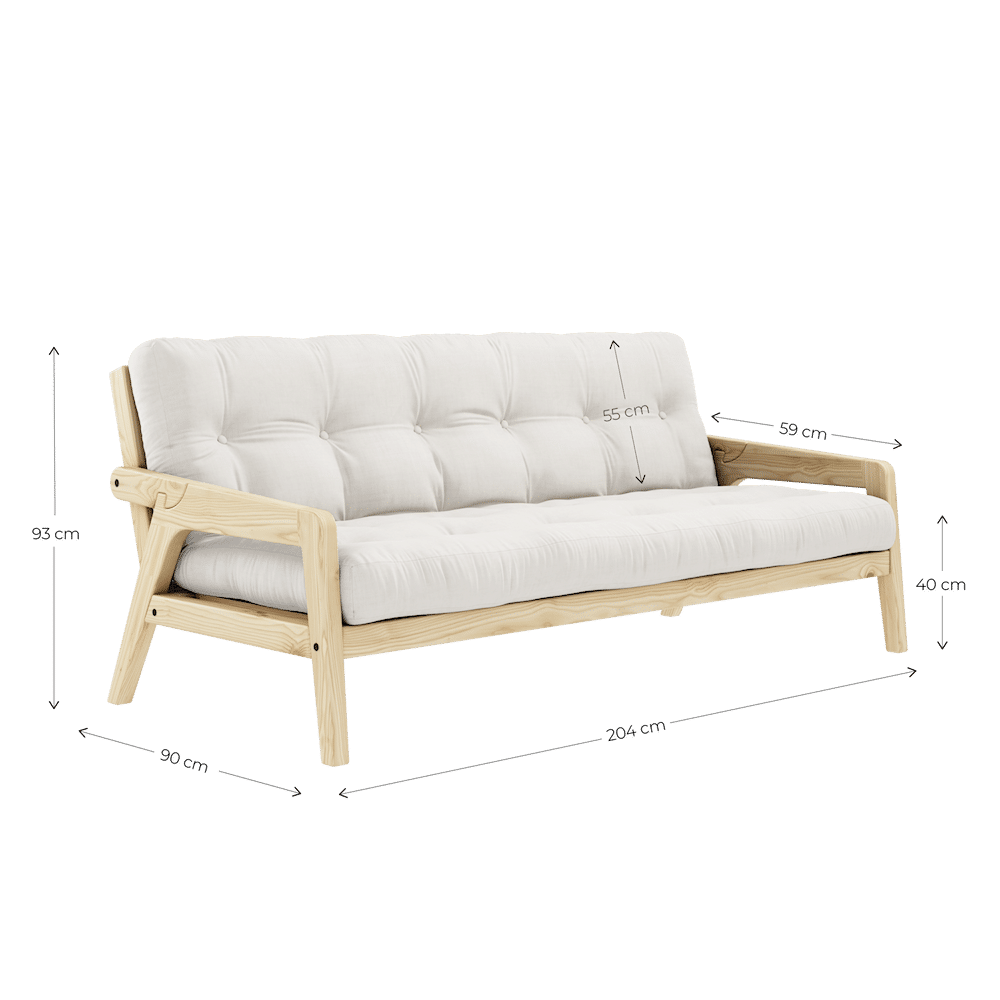 Karup Design SAISIR CLAIR LAQUE W. 5-COUCHE MIXTE MATELAS MIEL
