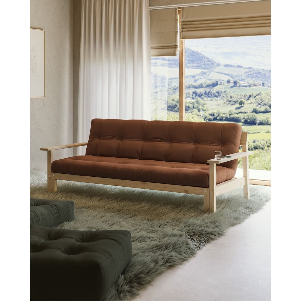 Designer UNWIND KLARE LACQUERED W. 5-SCHICHT GEMISCHTE MATRATZE IVORY
