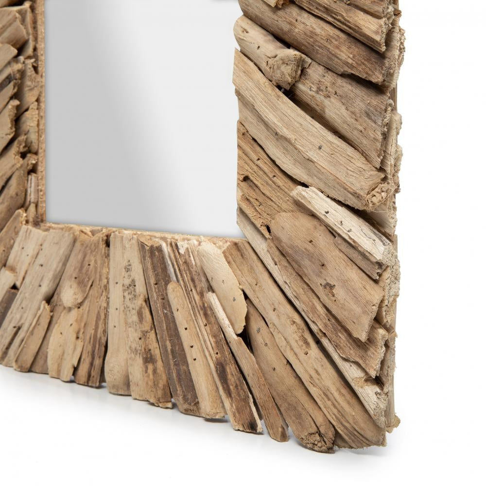 Bazar Bizarre El espejo enmarcado Drijfwood-Natural-M
