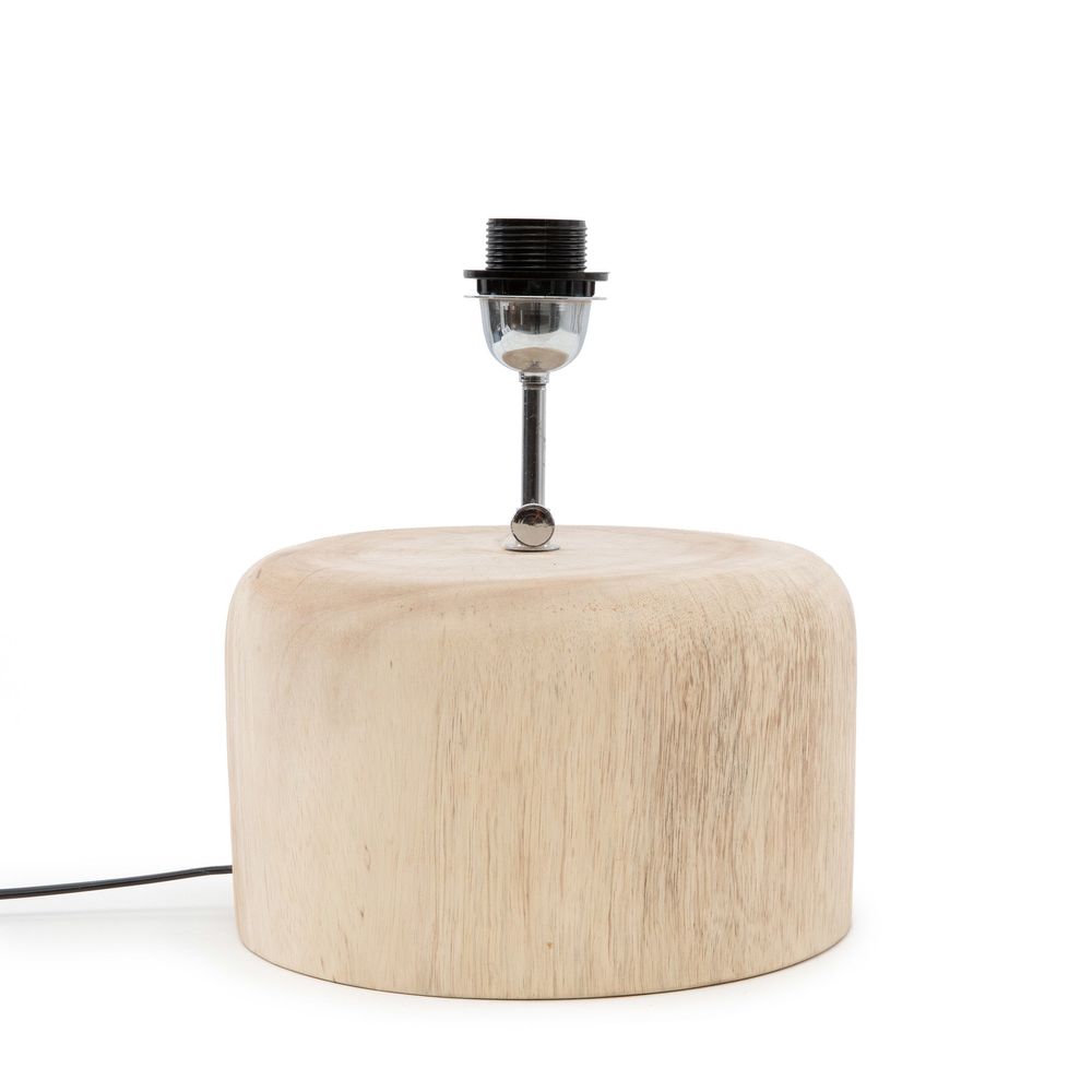 Bazar Bizar De Teak Houten Lampvoet - Natuurlijk