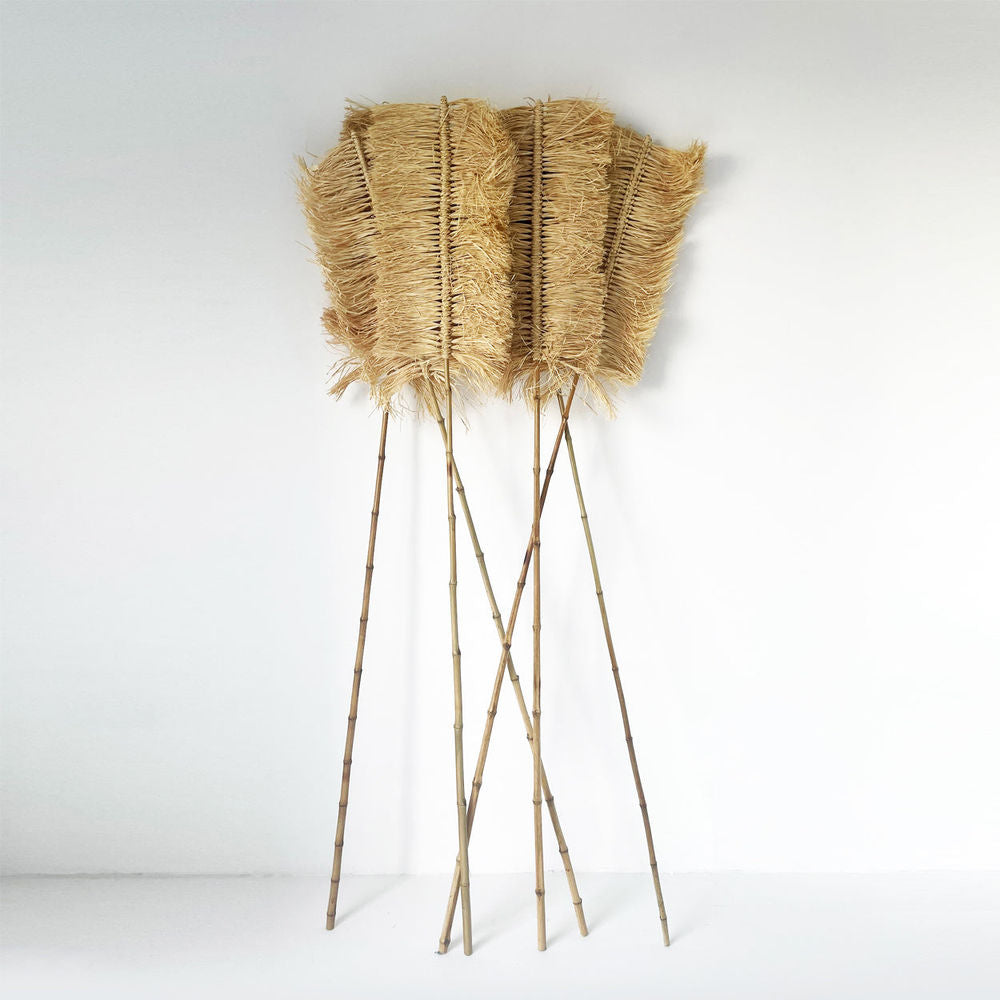 Bazar Bizar De Palmeira van Raffia - Natuurlijk - Set van 6