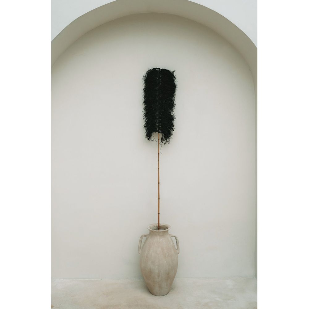 Bazar Bizar De Raffia Palmeira - Zwart - Set van 6