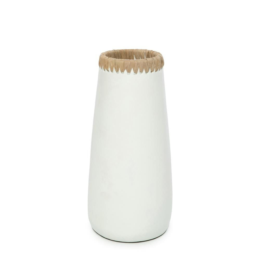 Bazar Bizarre Le vase sournois-Blanc Naturel-L
