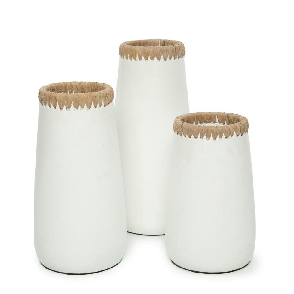 Bazar Bizarre Le vase sournois-Blanc Naturel-L