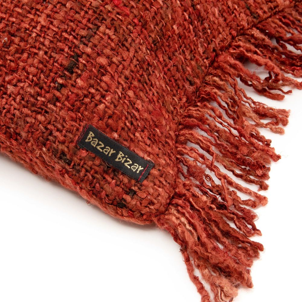 Bazar Bizar De Oh Mijn Gee Kussenhoes - Kersenrood - 35x100