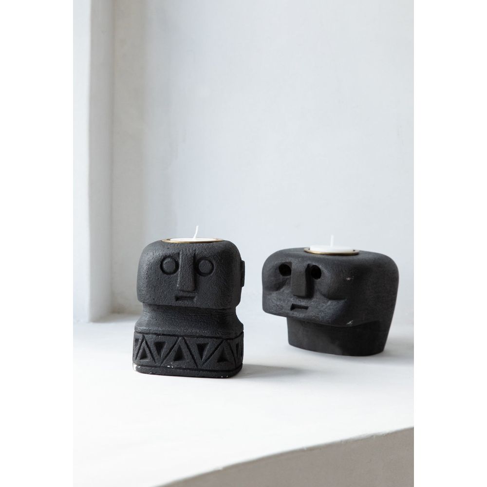 Bazar Bizar De Sumba Steen #27 Kaarshouder - Zwart