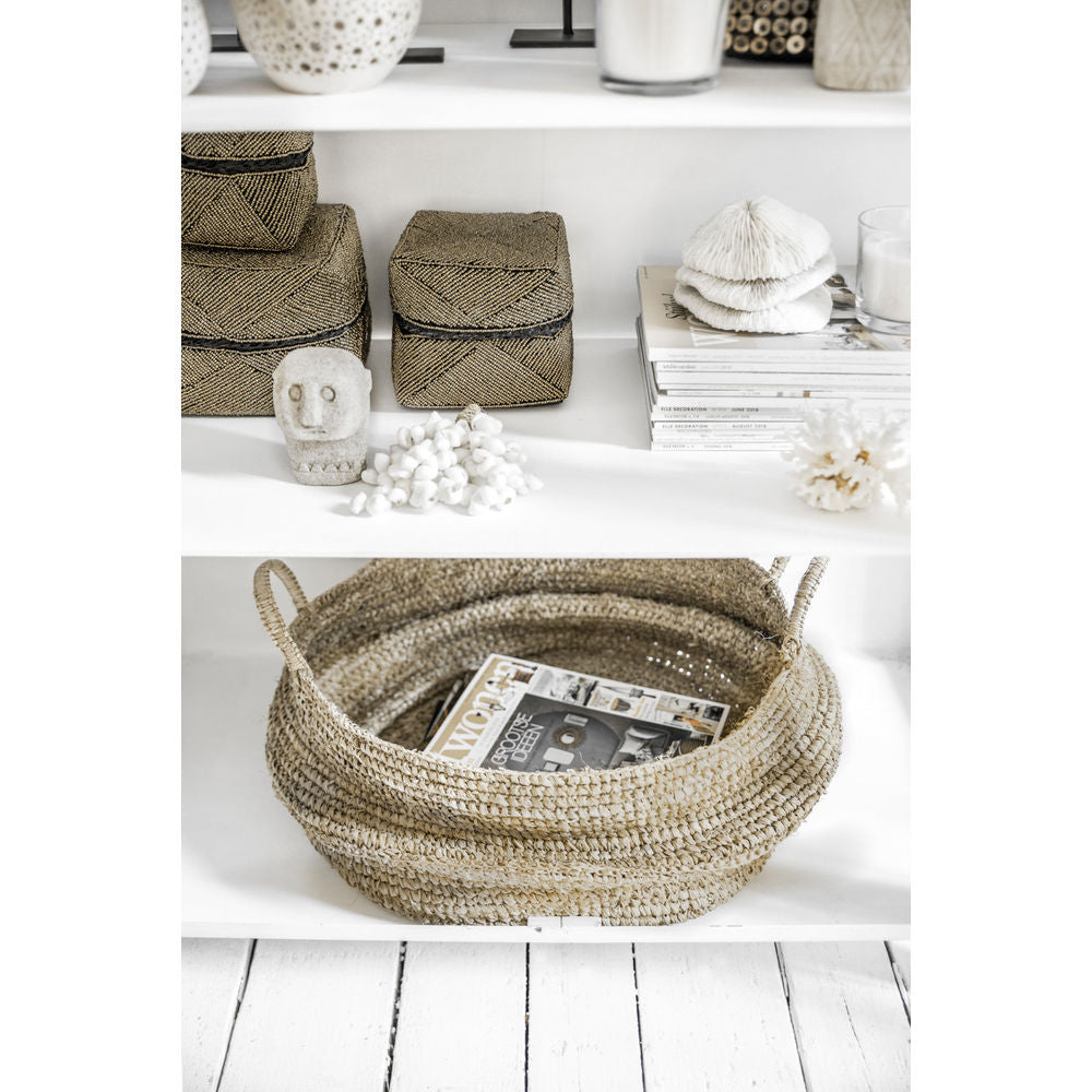 Bazar Bizar Kralenmand - Goud - Set van 3