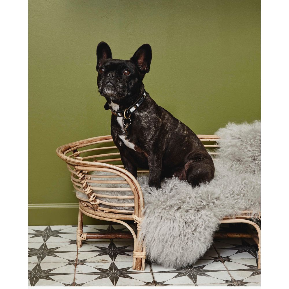 Nordal A/S IRIRI Hunde bett, Rattan/weven, natürlich