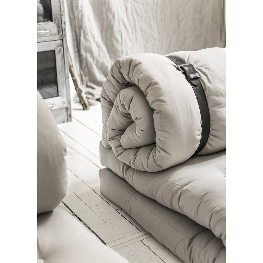 Karup Design BUCKLE-UP SOFA GREY W. 3 BROWN LEATHER BELTS