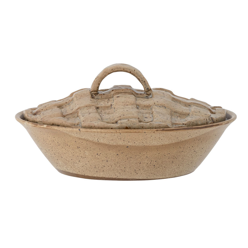 Blooming ville Rozalin Dish mit Deckel, Braun, Steinzeug