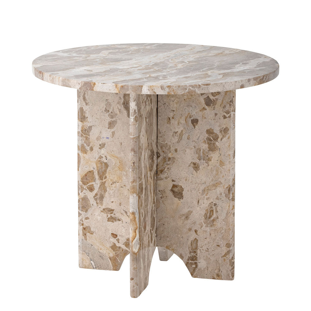 Bloomingville Jasmia Bijzettafel, Bruin, Marmer