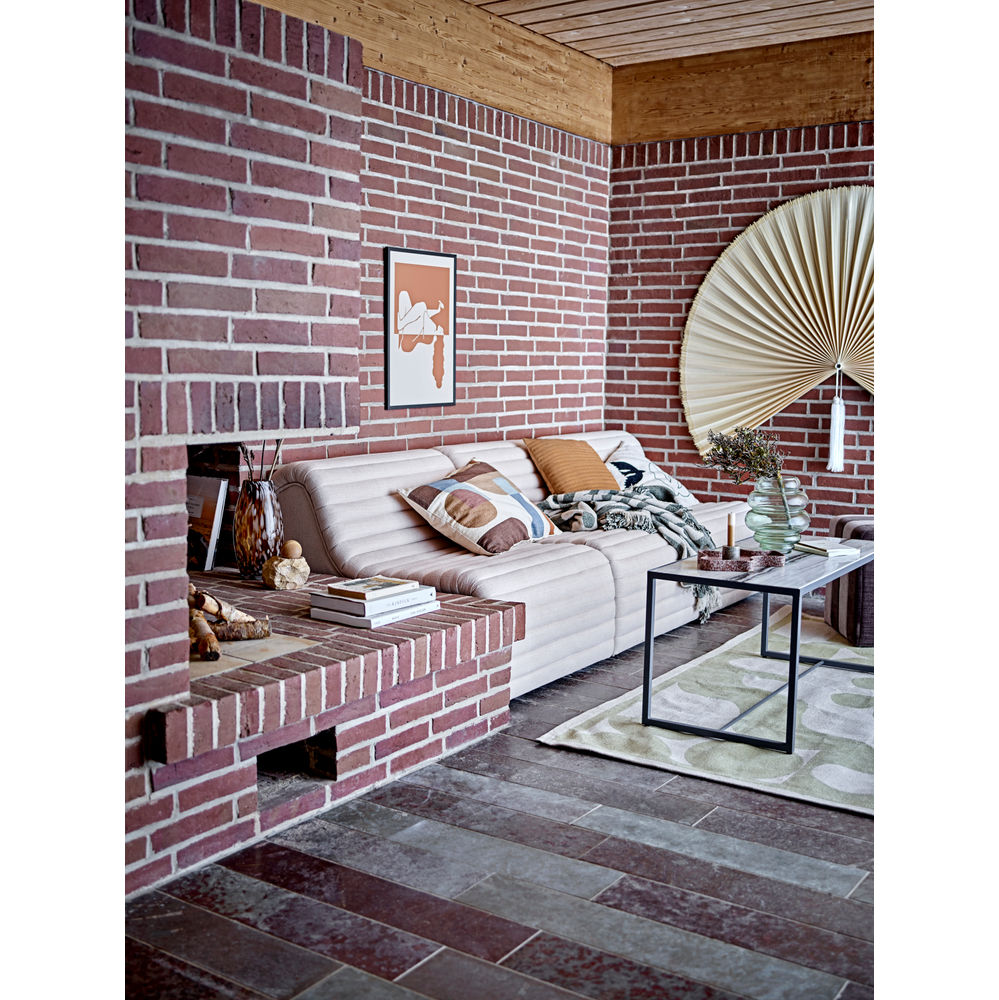 Alfombra Bloomingville Beo, verde, algodón