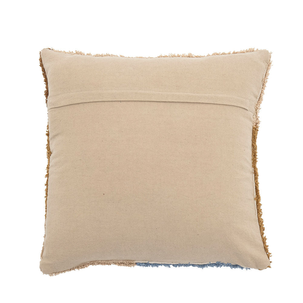 Almohada Bloomingville Leoni, marrón, algodón