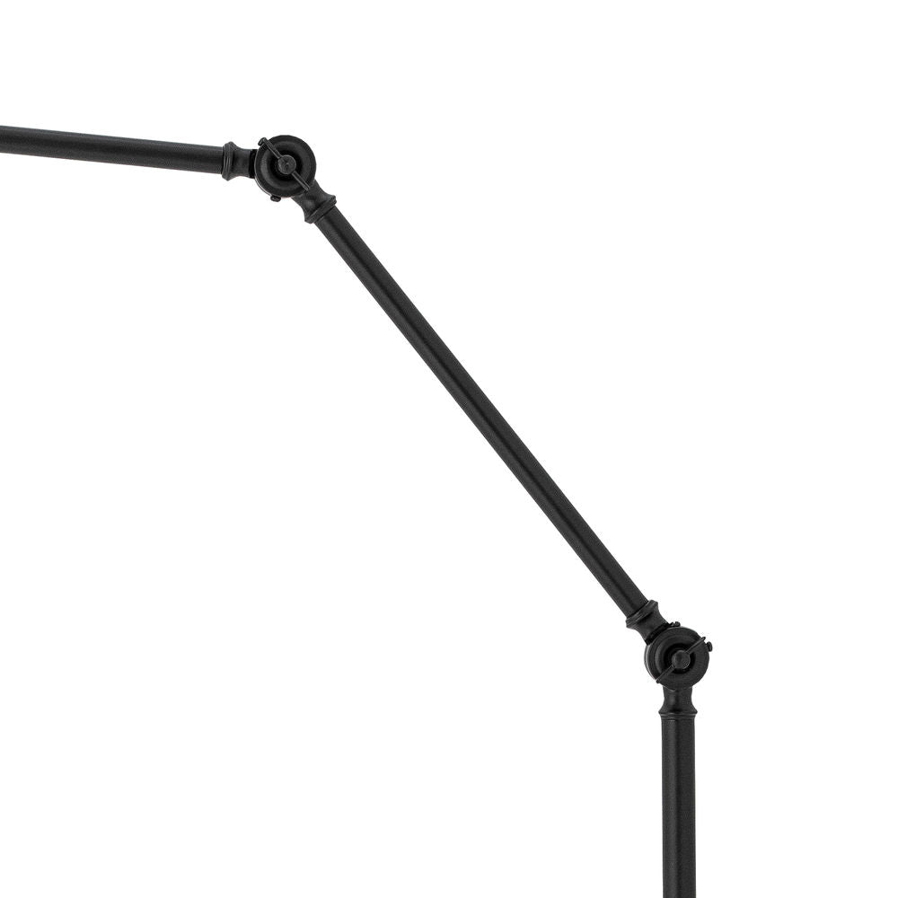 Kreative Kollektion Barca Stand Lampe, Schwarz, Metall