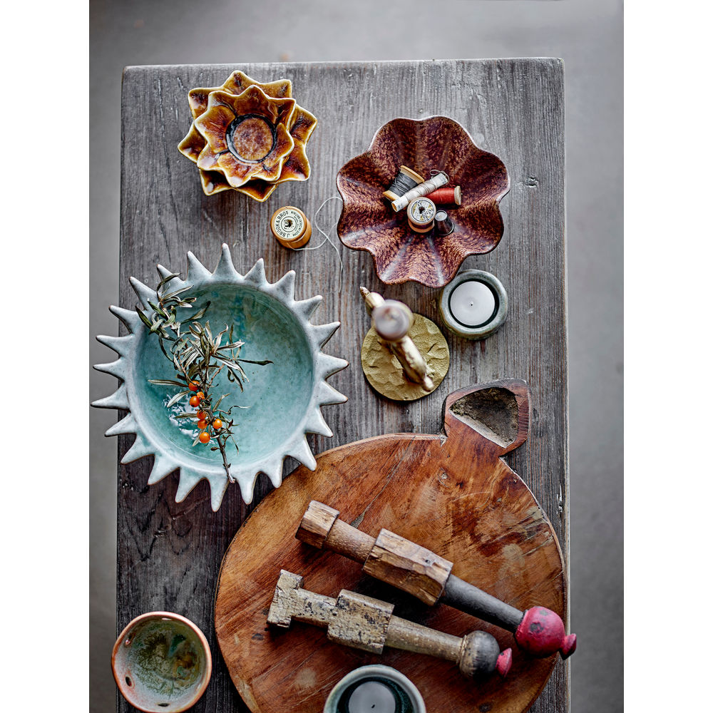 Creative Collection Tara dienblad, bruin, teruggewonnen hout