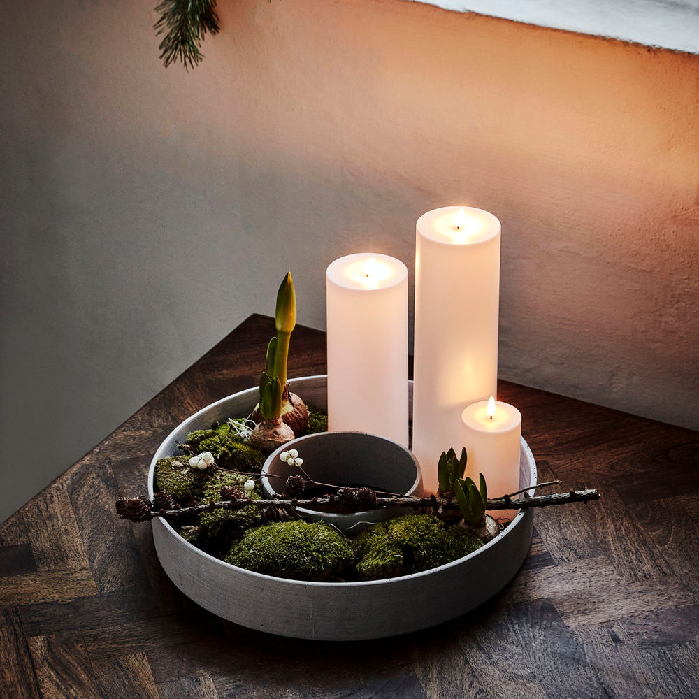 House Doctor Bougeoir, L'anneau, Gris