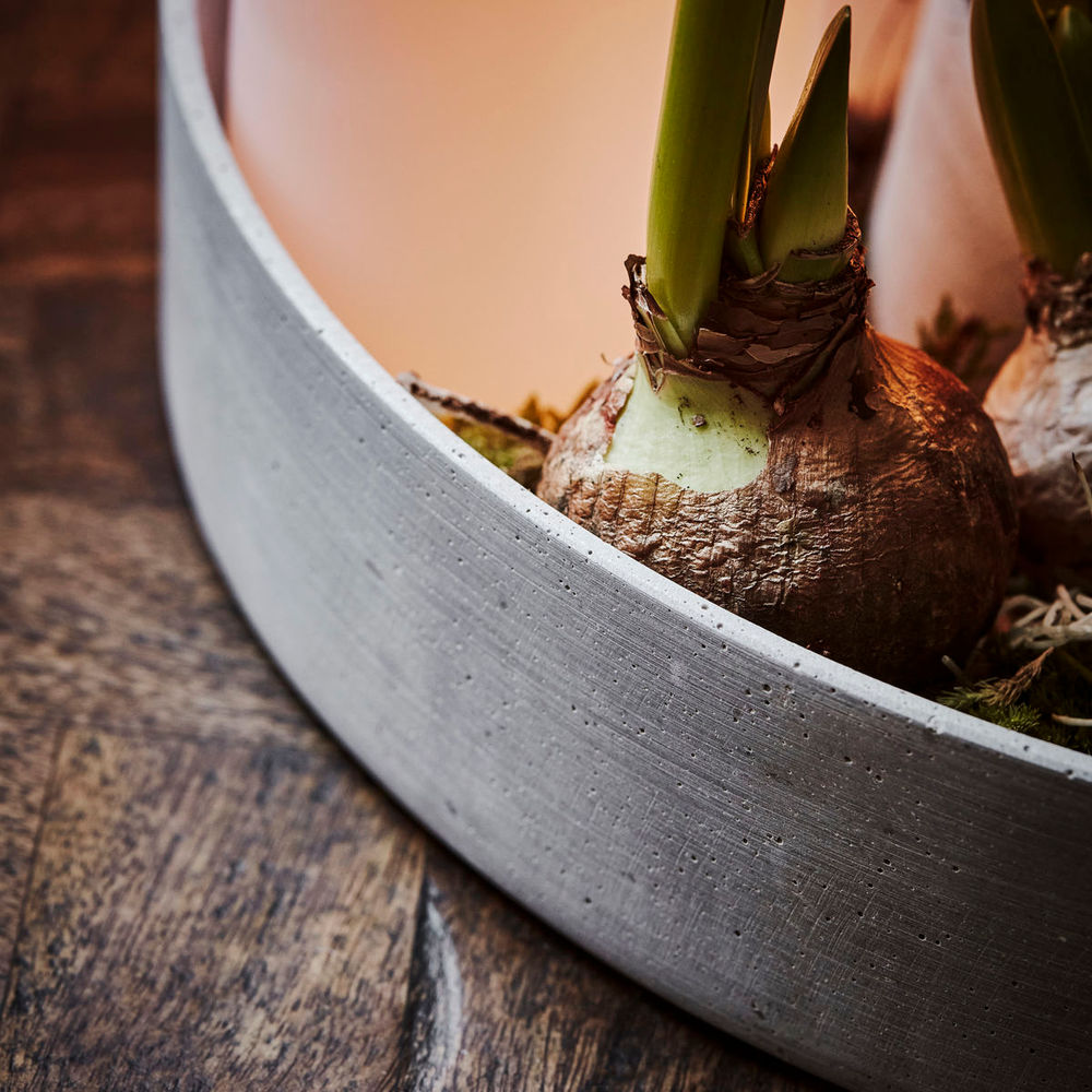 House Doctor Bougeoir, L'anneau, Gris