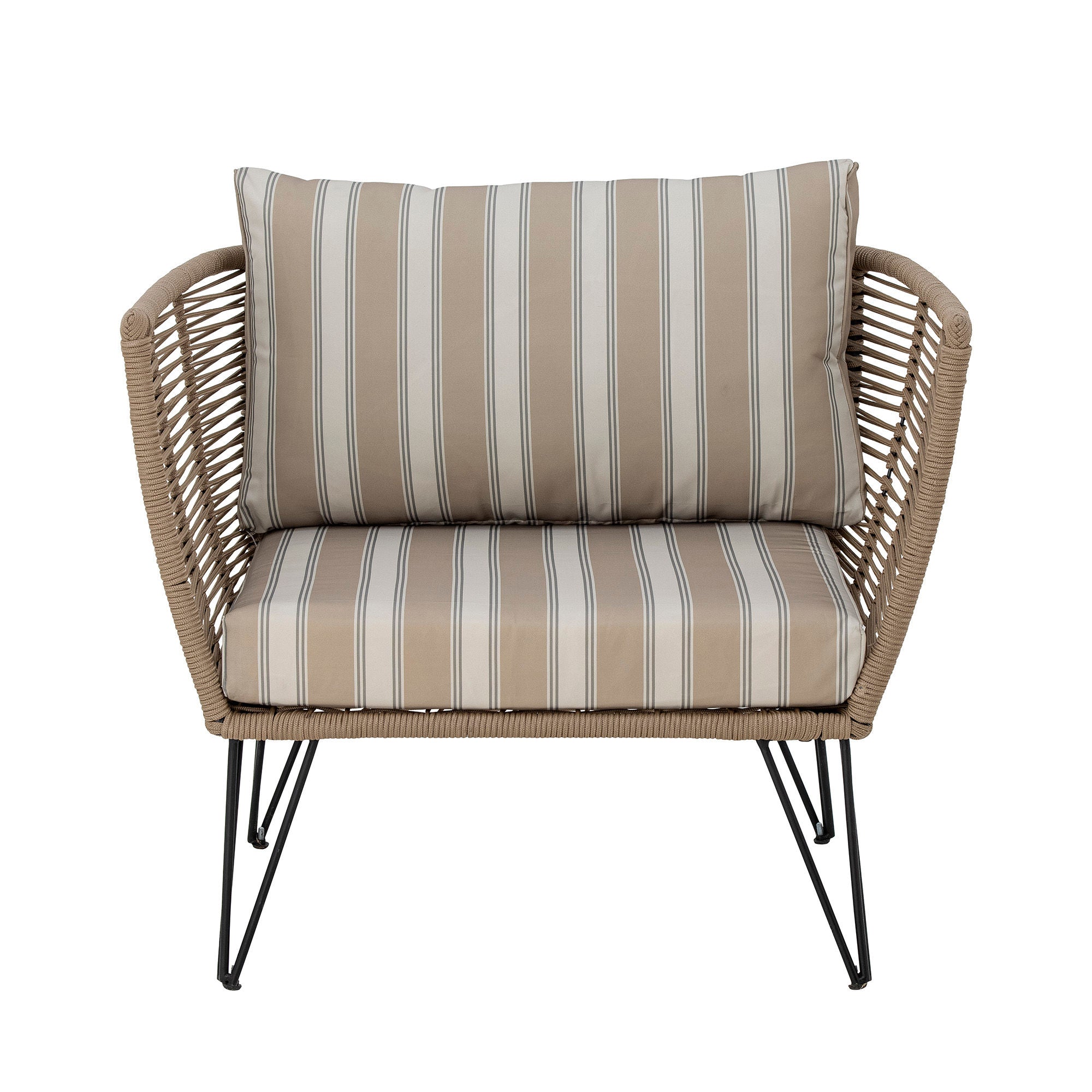 Bloomingville Mundo Kussenhoes (Zonder vulling), Groen, Polyester
