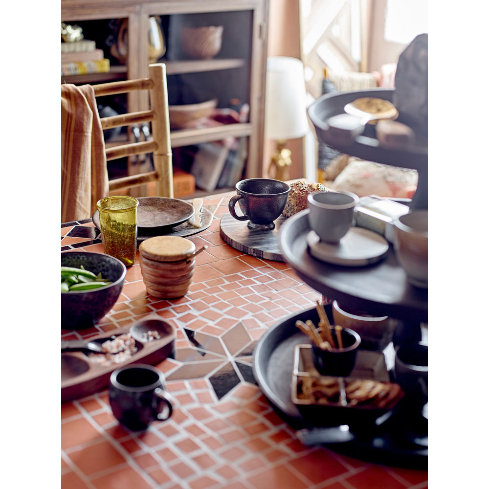 Creative Collection Tilda Tarro de sal con cuchara, Nature, Mango