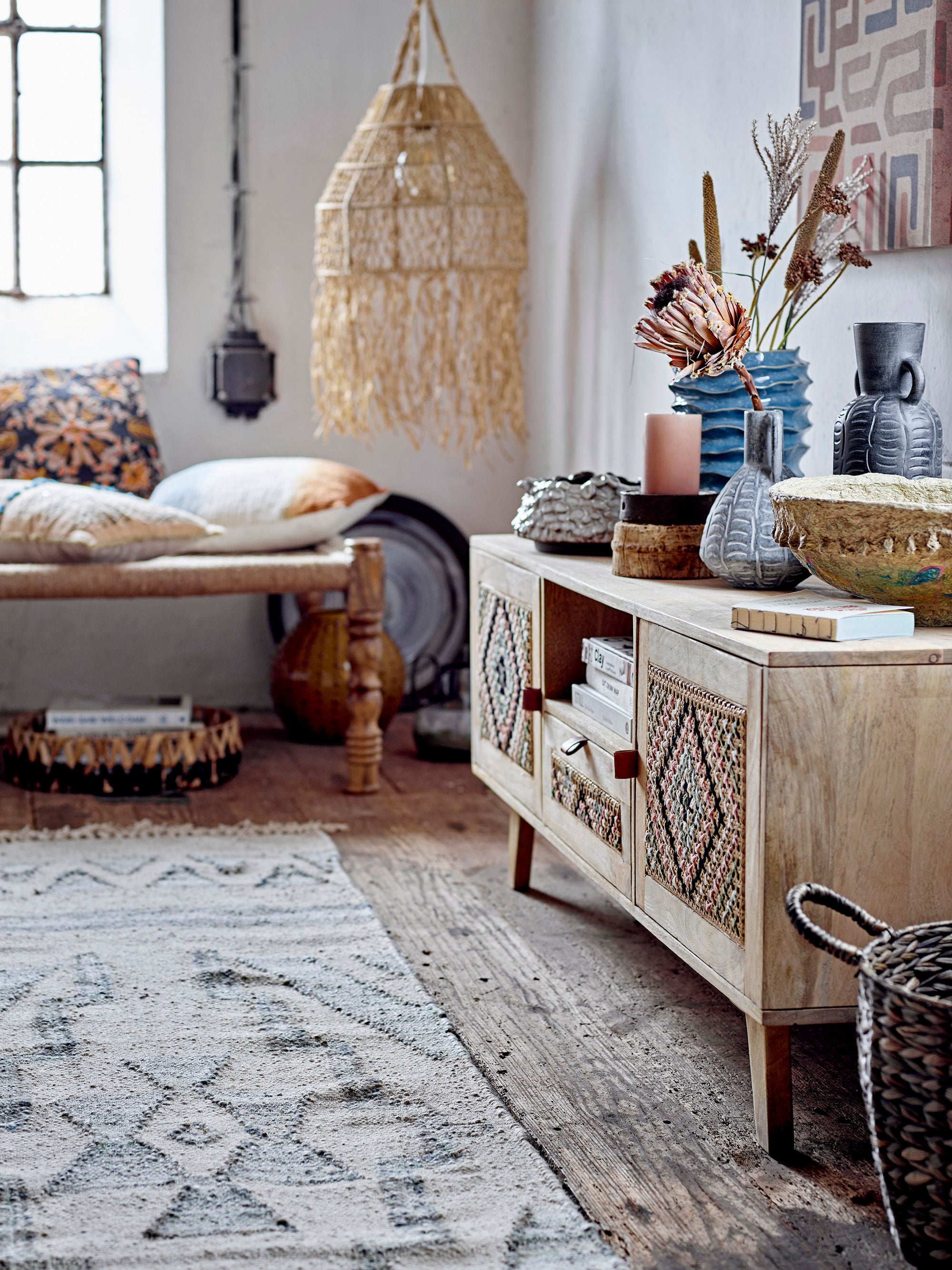 Creative Collection Geran Bloempot, Grijs, Steengoed