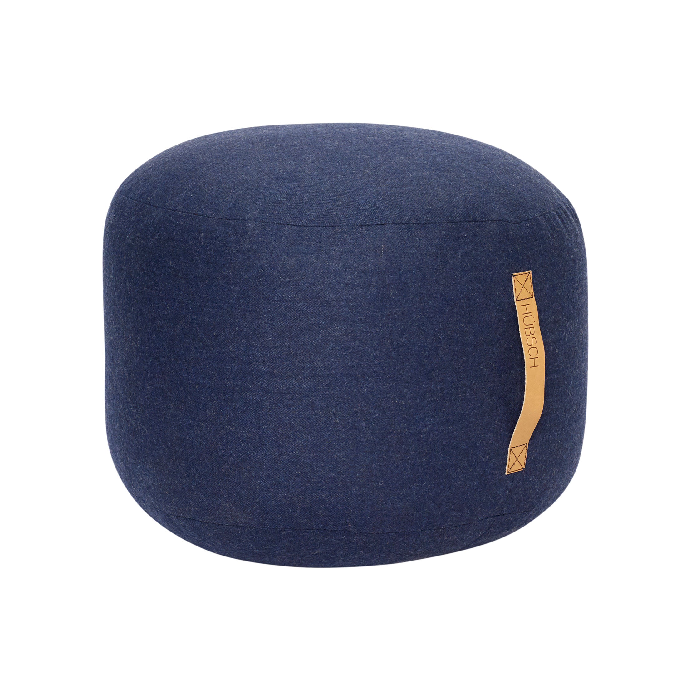 Hübsch Mochi Poef Ø50 Blau