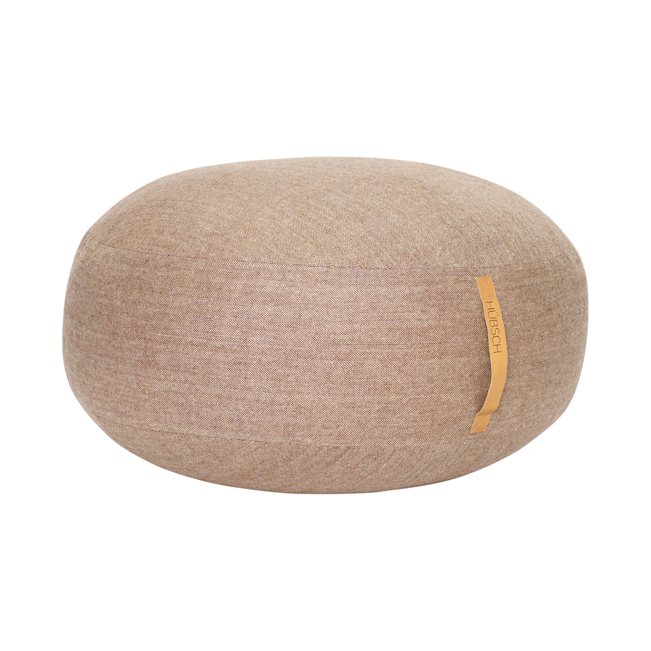 Hübsch Mochi Poef Ø70 Braun