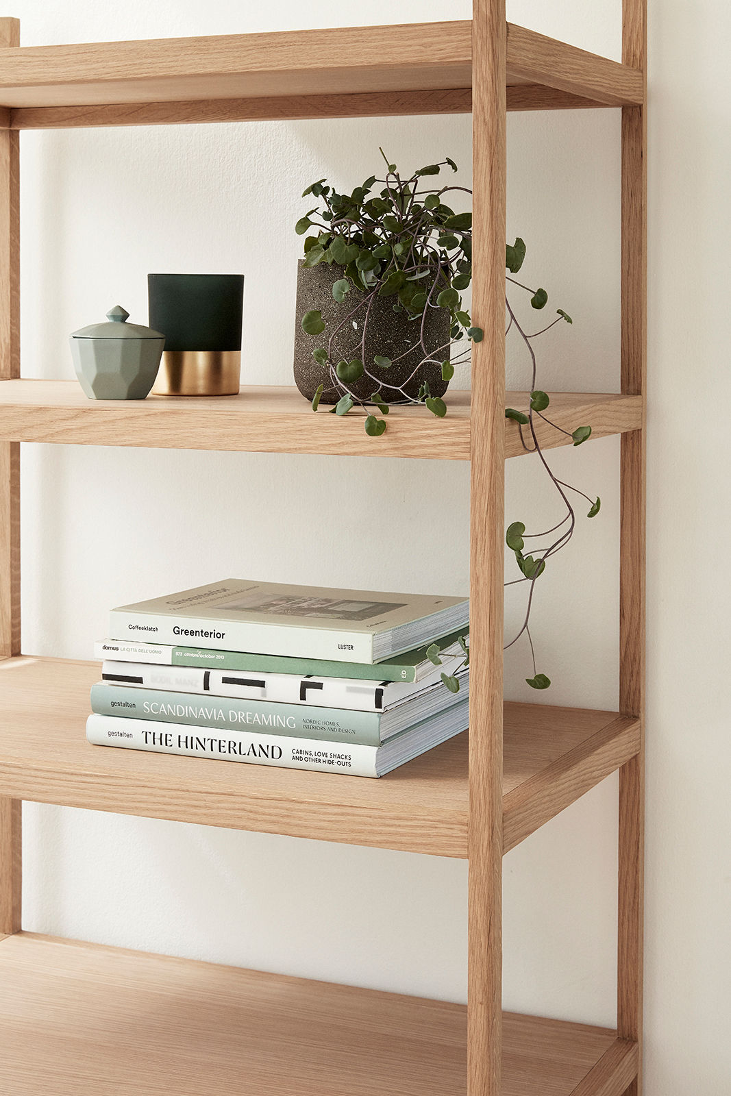 Hübsch Bibliotheek Plankmeubel Groot Naturel