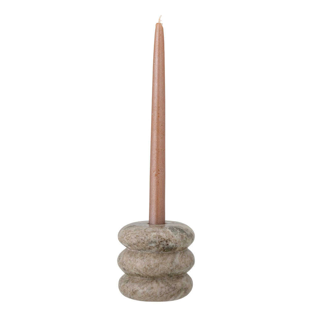 Bloomingville Madisson Votive & Candle Holder, Marrón, Mármol