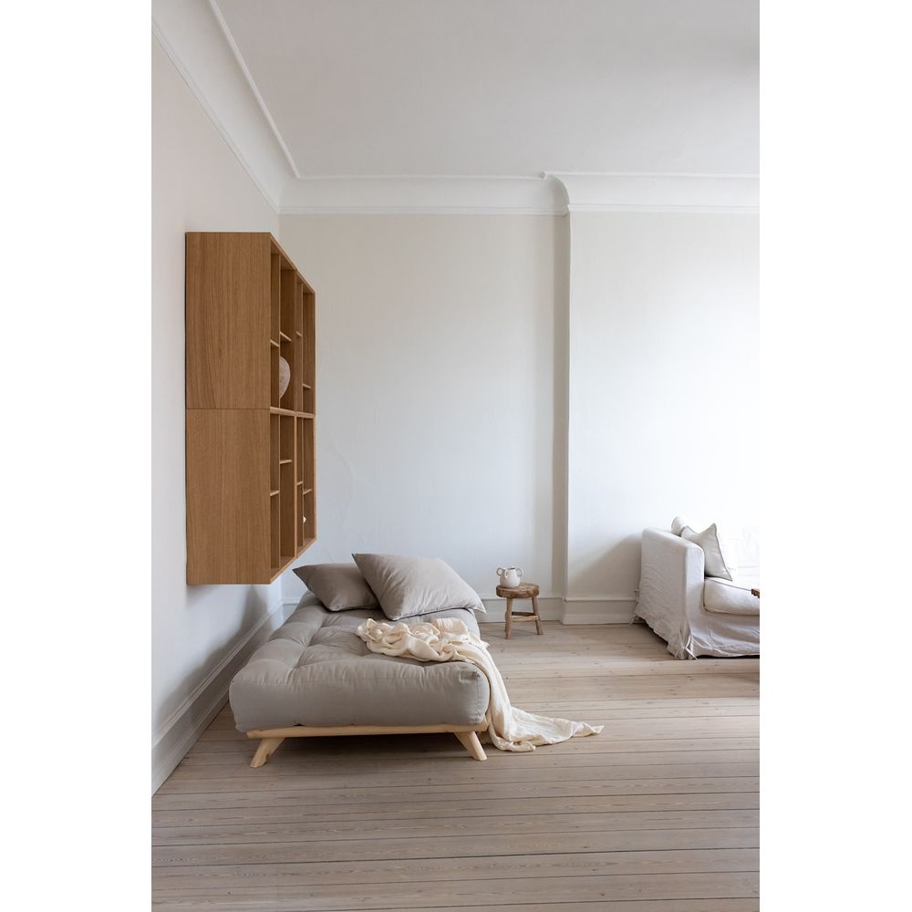 Karup Design SIN DAYBED CLARO LACADO W. SIN DAYBED COLCHÓN SET NAVY