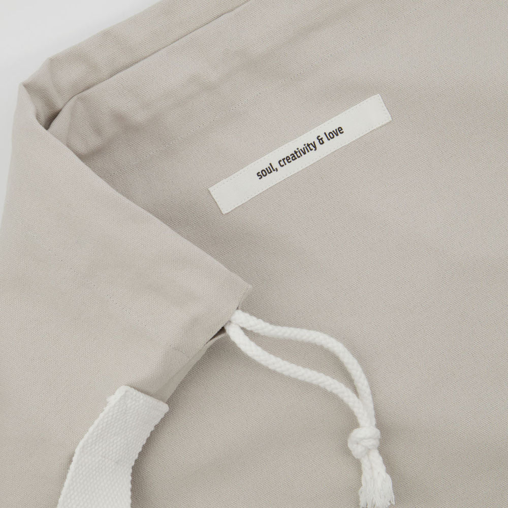 Bolsa de algodón Meraki, Cataria, Gris claro