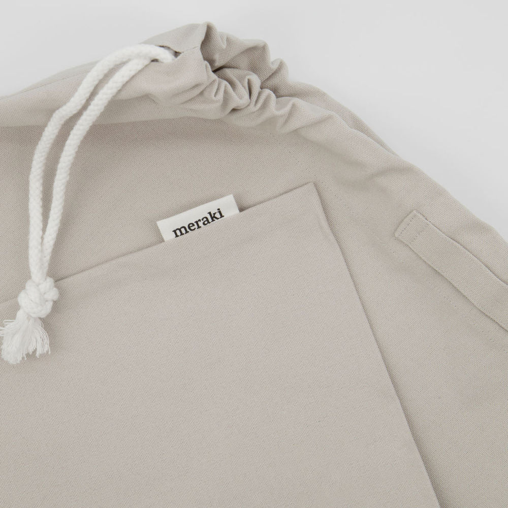 Bolsa de algodón Meraki, Cataria, Gris claro