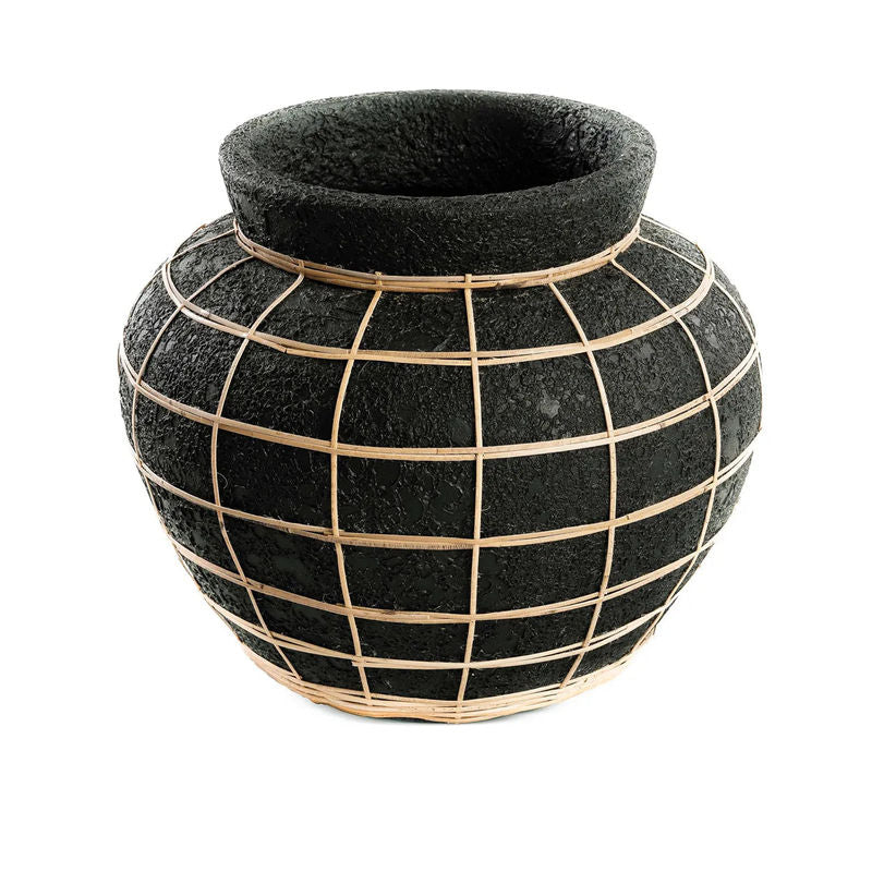 Vase Bazarbizar-b2b Le Ventre-Noir Naturel-L