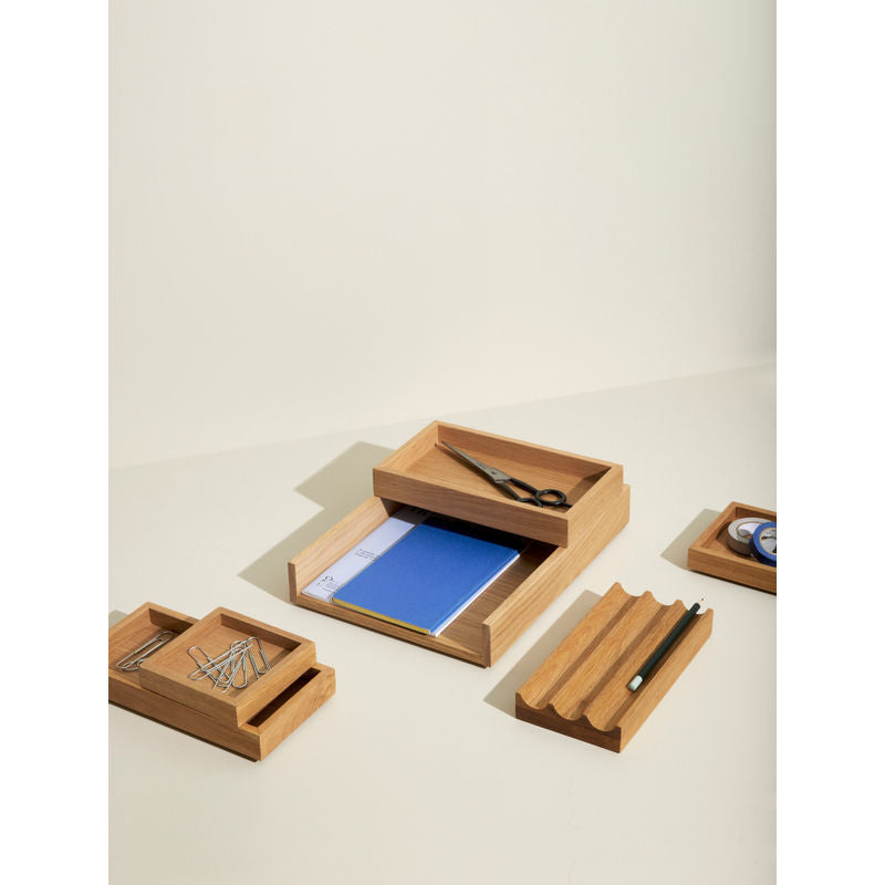 Pretty Rail Bureau Organizador Naturel (set van 2)