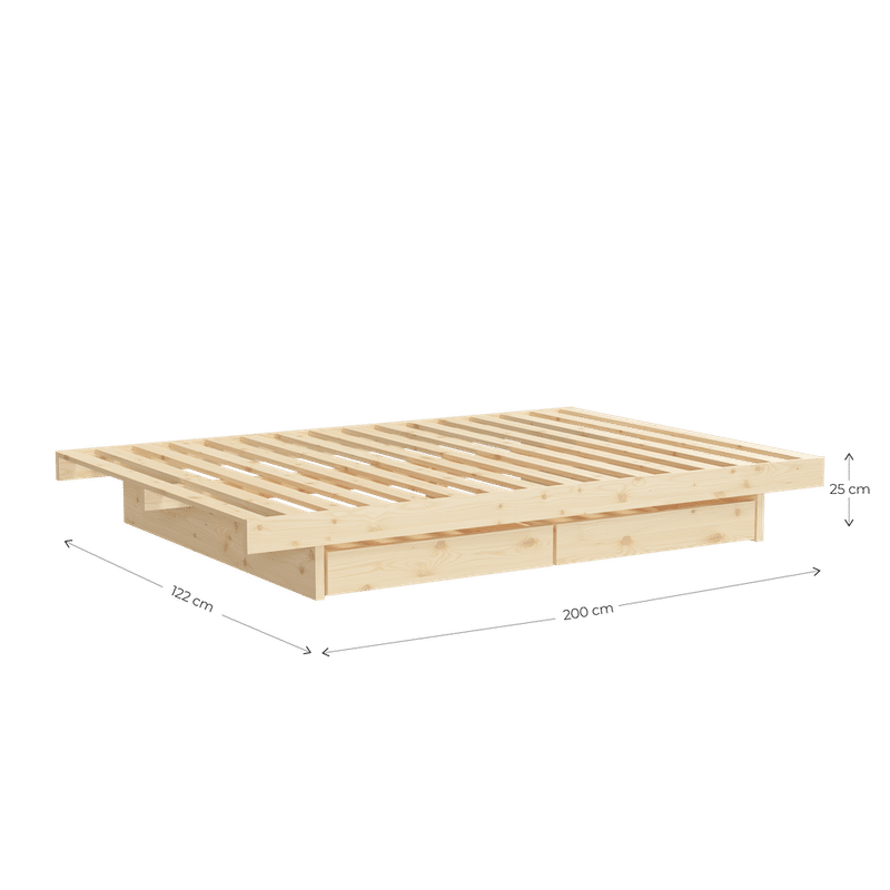 Karup Design KANSO BETT RAW 120X200