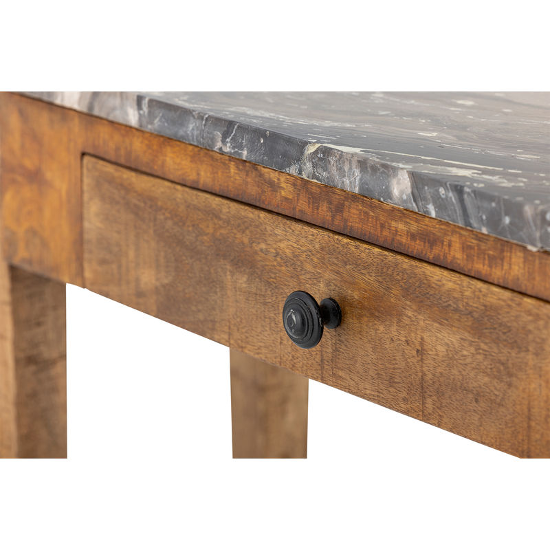 Creative Collection Hauge Console Tafel, Bruin, Marmer, Hout