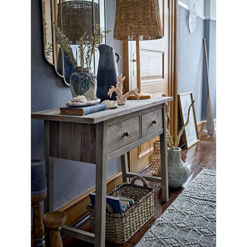 Table console Camden de Creative Collection, naturel, bois de pin récupéré