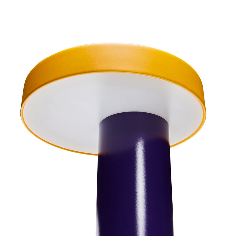 Hübsch Tover Lampe de table Violet/Jaune