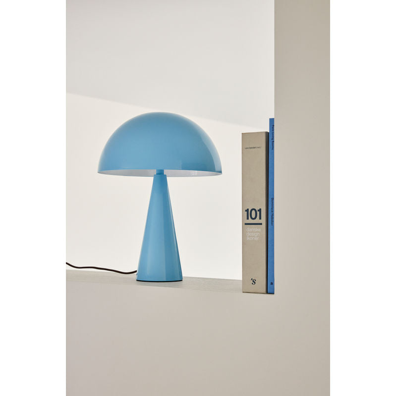 Hübsch Mush Tisch lampe Mini Hellblau