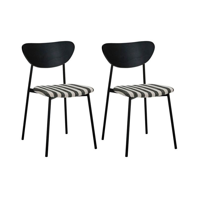 House Doctor Chairs, HDMust, Noir/Blanc cassé