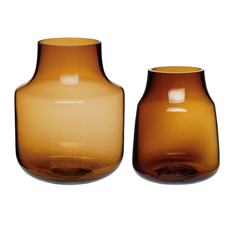 Hübsch Desert Vaces Amber (2er Set)